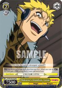 Laxus U waifu card — Weiss Schwarz